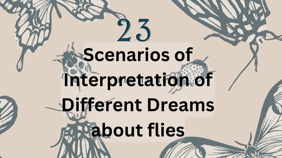23 Scenarios of Interpretation of Different Dreams about flies