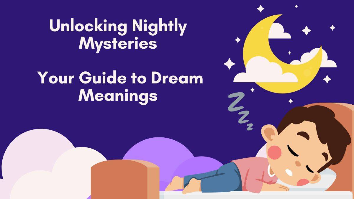 Dream meaning guide front page