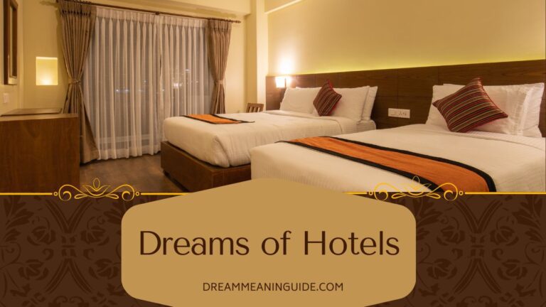 Unveiling the Biblical and Prophetic Meanings of Dreams of Hotels